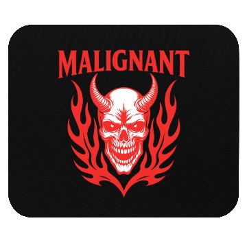 Discover MALIGNANT Demon Skull Graphic Mouse Pads – Bold Darkwear