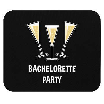 Discover Bachelorette Party (Sparkling Wine Funnel Shut 3C) Mouse Pads
