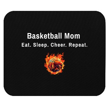 Discover basketball mom Mouse Pads, Eat, Sleep, Cheer, Repeat