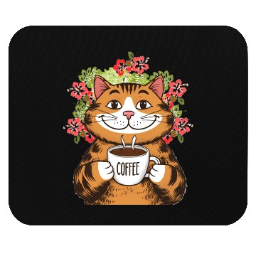 Discover Coffee, Cats & Hibiscus Mouse Pads