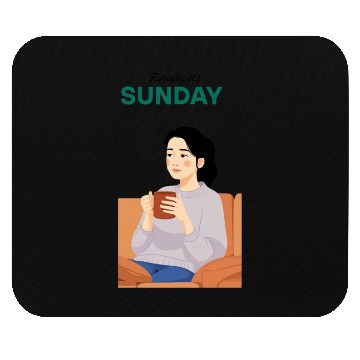 Discover Sunday coffee Mouse Pads