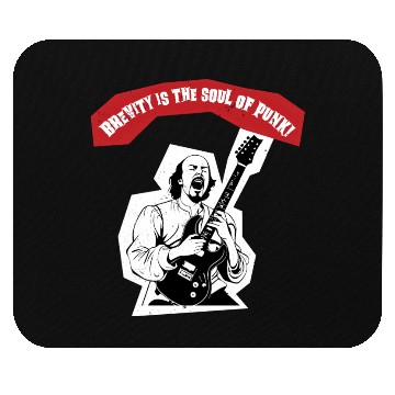 Discover Shakespeare Guitar Bravity Punk Mouse Pads