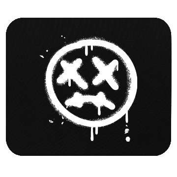 Discover Sad Face Spray Paint Graffiti Mouse Pads