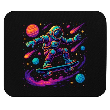 Discover Defying Gravity - Space Skater Mouse Pads