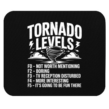 Discover Tornado Levels Meteorology Storm Chasing Mouse Pads