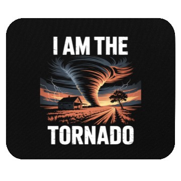 Discover I Am The Tornado Meteorology Storm Chasing Mouse Pads