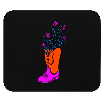 Discover Bad Gal cowboy boots Mouse Pads