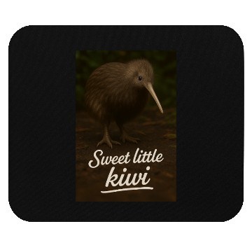 Discover Sweet Little Kiwi Mouse Pads