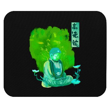 Discover Kamakura Great Buddha Statue Mouse Pads