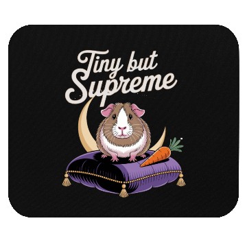 Discover Tiny But Supreme Guinea Pig Royalty with Crown Mouse Pads