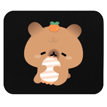 Discover Sleepy Capybara Mouse Pads