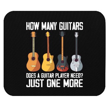 Discover How many guitares for guitarist guitar player Mouse Pads