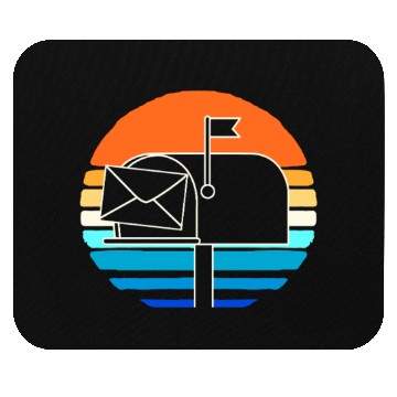 Discover Postal Worker Mailbox Postman Mouse Pads