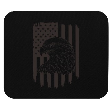 Discover American Eagle Artistic Flag Design Mouse Pads