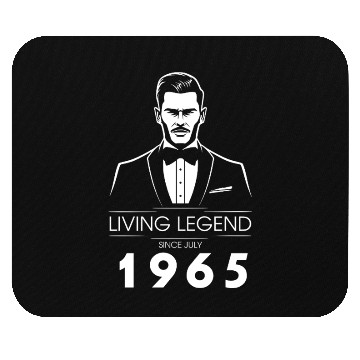 Discover 60th birthday Living Legend (GENT) since 07/1965 Mouse Pads
