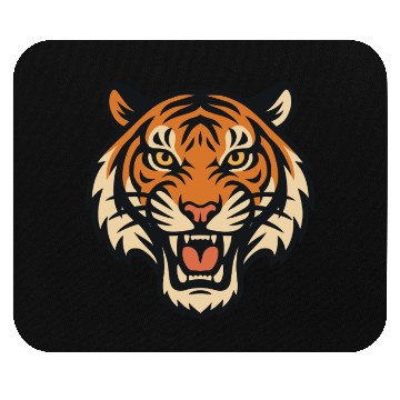 Discover tiger symbol Mouse Pads