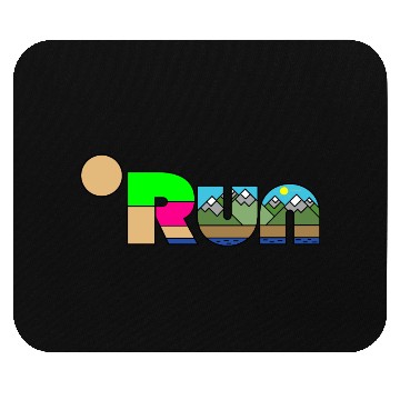 Discover Run marathon Running Man Triathlon Health Gym Mouse Pads