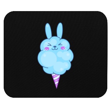 Discover Cute Cotton Candy Bunny Mouse Pads