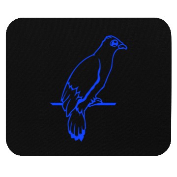 Discover Bird raven dove sitting cable hawk eagle birdie Mouse Pads