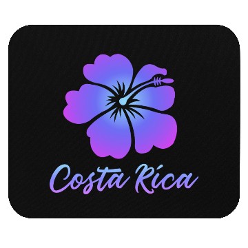 Discover Costa Rica Hibiscus Mouse Pads