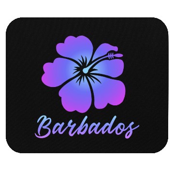 Discover Barbados Hibiscus Mouse Pads