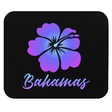 Discover Bahamas Hibiscus Mouse Pads