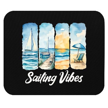 Discover Sailing Vibes - Feel the Ocean Mouse Pads