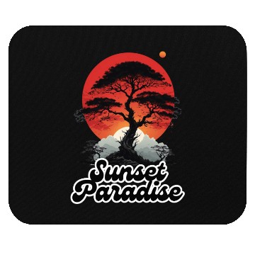 Discover sunset paradise Mouse Pads