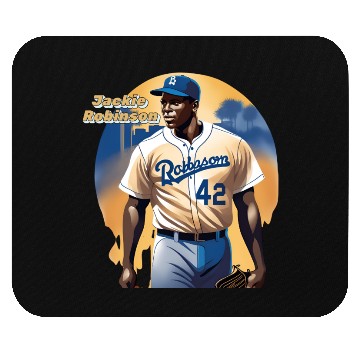Discover Jackie Robinson Mouse Pads