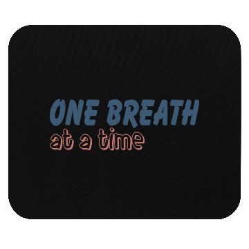 Discover One Breath At A Time Runner Running Mindful Breath Mouse Pads