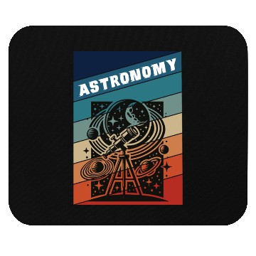 Discover Astronomy Retro Style Mouse Pads