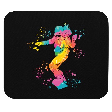 Discover Snowboarder Snowboard Snowboarding Mouse Pads