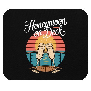 Discover Romantic Cruise Ocean Love Sunset Sail Couples Mouse Pads