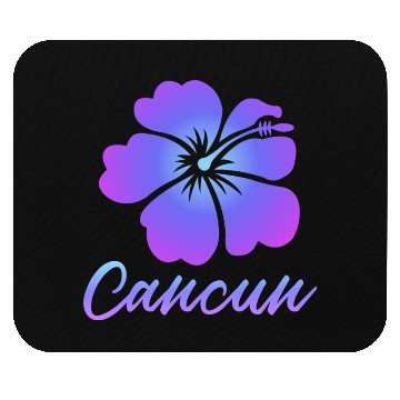 Discover Cancun Hibiscus Mouse Pads