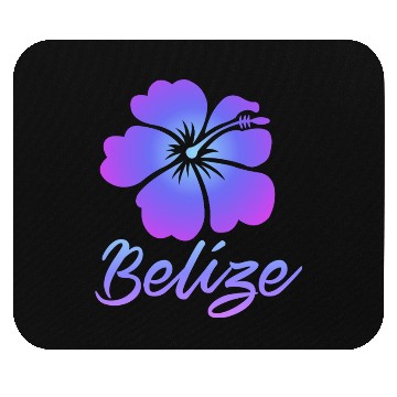 Discover Belize Hibiscus Mouse Pads