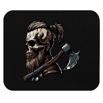 Discover Viking Warrior Man Odin Thor Norman Walhalla Mouse Pads