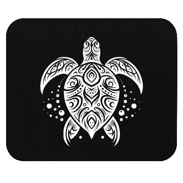 Discover Pacific Turtle Tattoo Art Timeless Mouse Pads