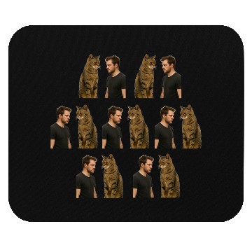Discover Silent Duel Between Man and Giant Cat Mouse Pads