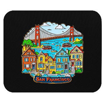 Discover San Francisco Mouse Pads