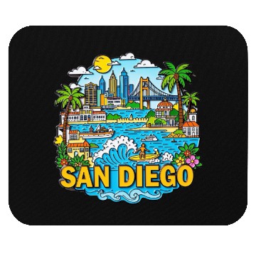Discover San Diego Mouse Pads