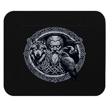 Discover Viking Warrior Man Odin Thor Norman Walhalla Mouse Pads