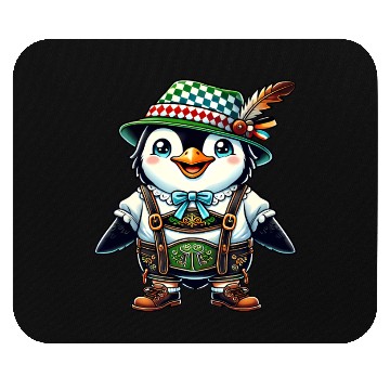 Discover Bavarian Penguin Mouse Pads