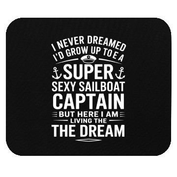 Discover Sexy Sailboat Captain Beach Adventure Summer Mouse Pads