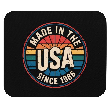 Discover Made in USA 1985 Mouse Pads | Retro Birthday Gift