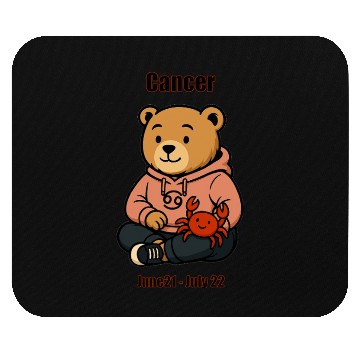 Discover Cancer Bear Mouse Pads