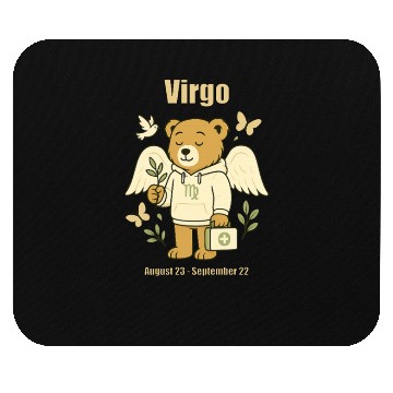 Discover Virgo Bear Mouse Pads