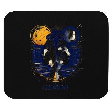 Discover Zodiac Card Gemini Mouse Pads