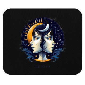Discover Zodiac Card Gemini Mouse Pads