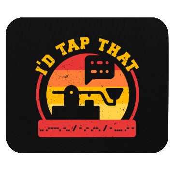 Discover Morse Code I'd Tap That Mouse Pads