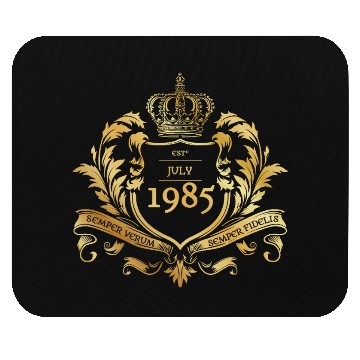 Discover 40th birthday Semper Verum - Established 08/1985 Mouse Pads